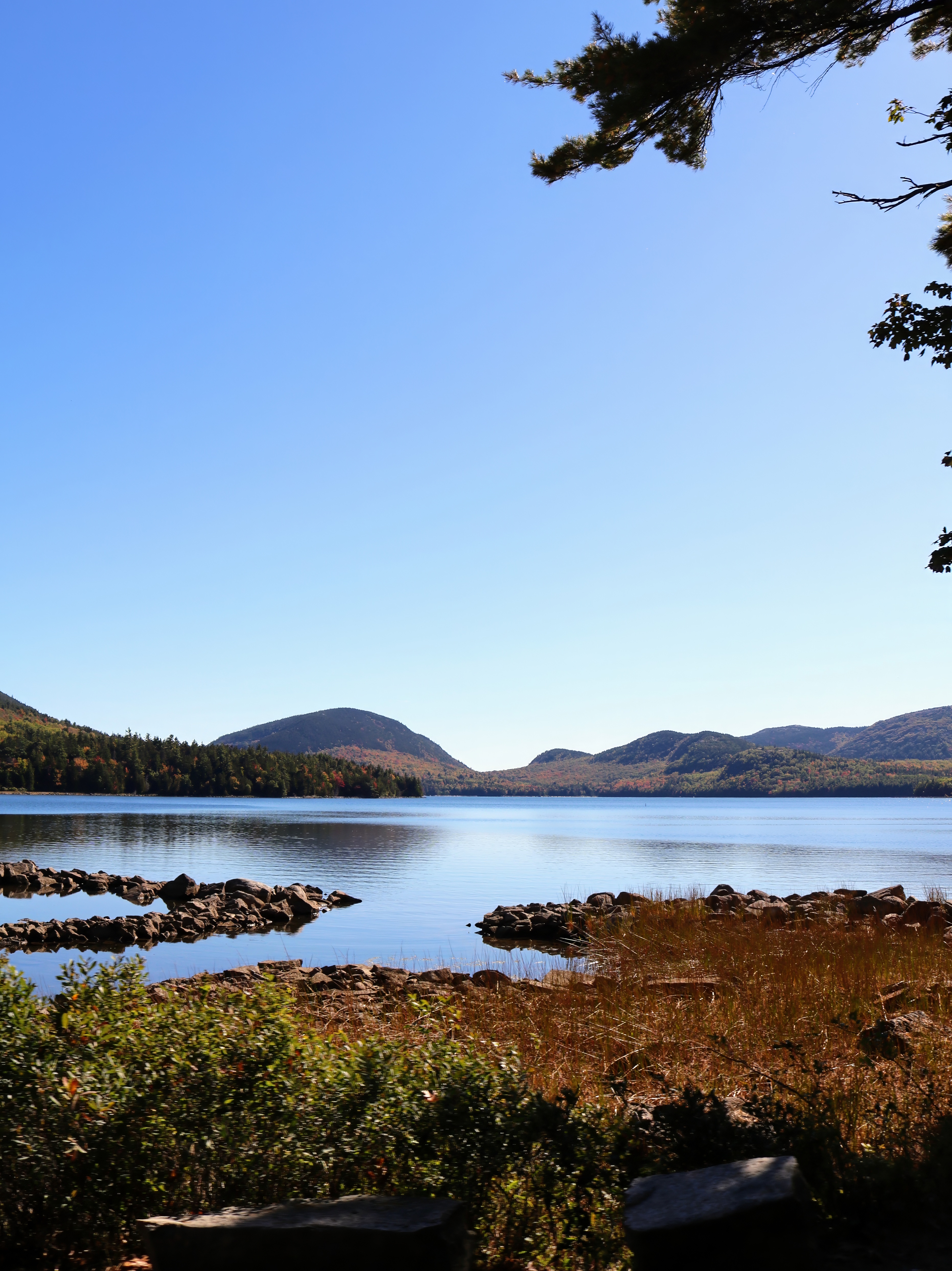 Eagle Lake with mountains